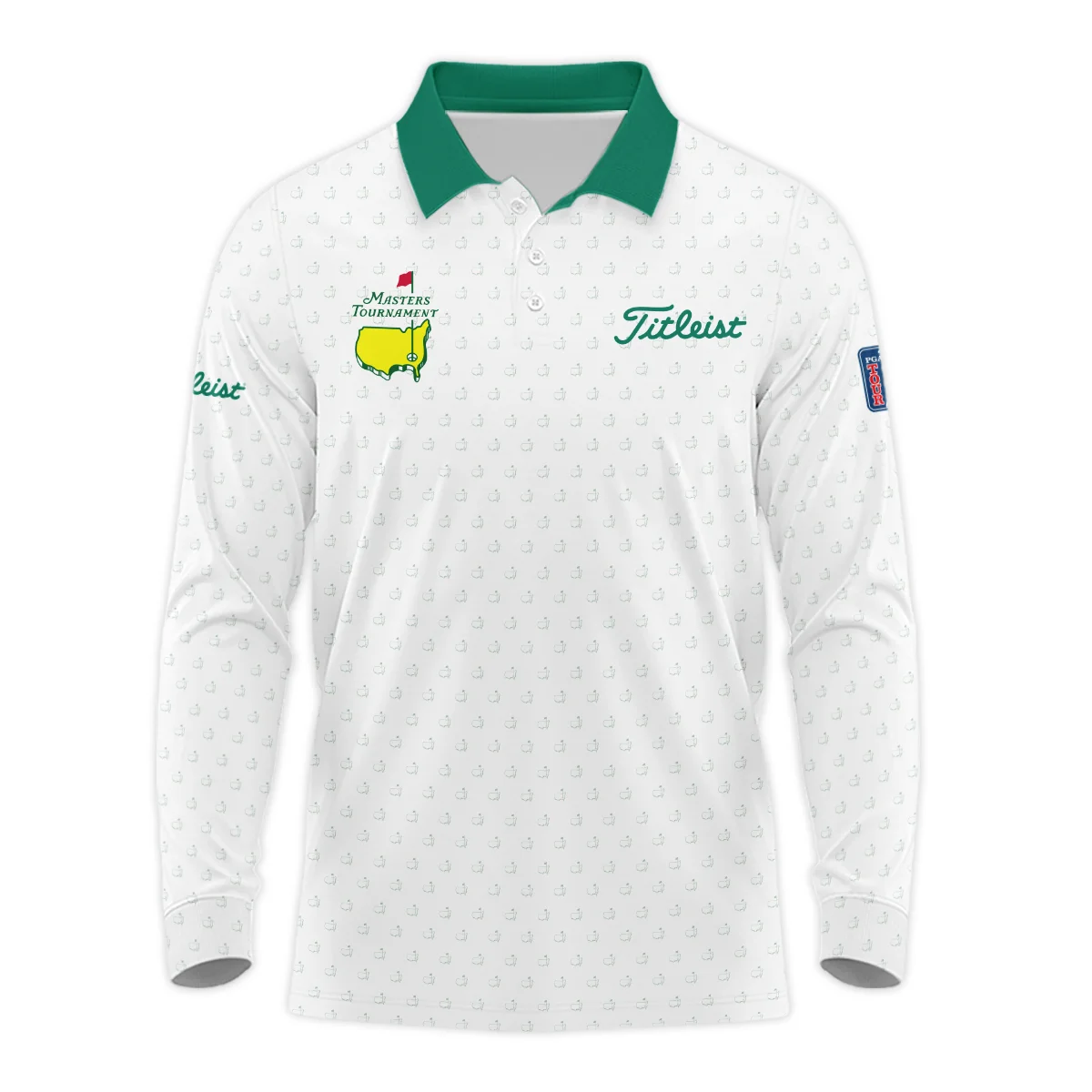 Personalized Masters Tournament Titleist Long Polo Shirt, On-Course Comfort Stylish Look, HOMT070125A03TLLPL