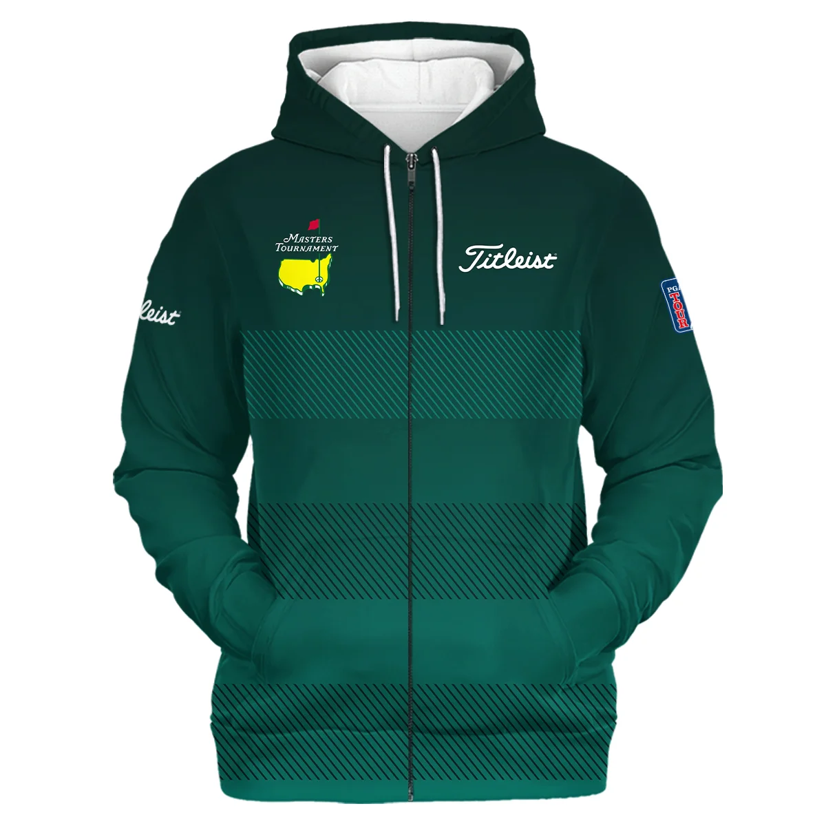 Personalized Masters Tournament Zipper Hoodie Titleist, Moisture-Wicking Special Edition, HOMT110324A02TLZHD