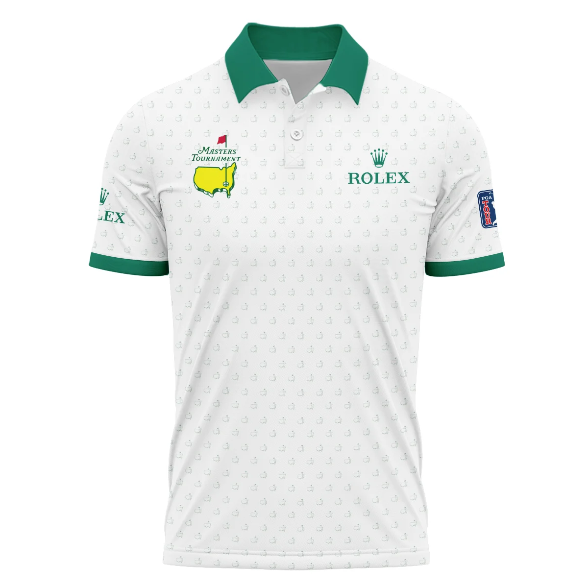 Personalized Polo Shirt Masters Tournament Rolex, Modern Fit On-Course Comfort, HOMT070125A03ROXPL