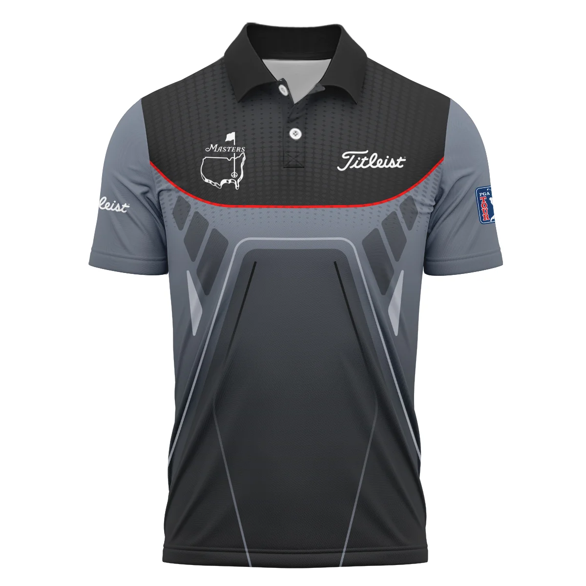 Titleist Masters Tournament Long Polo Shirt Personalized, Rare Design Comfort Fit, HOMT311024A01TLLPL