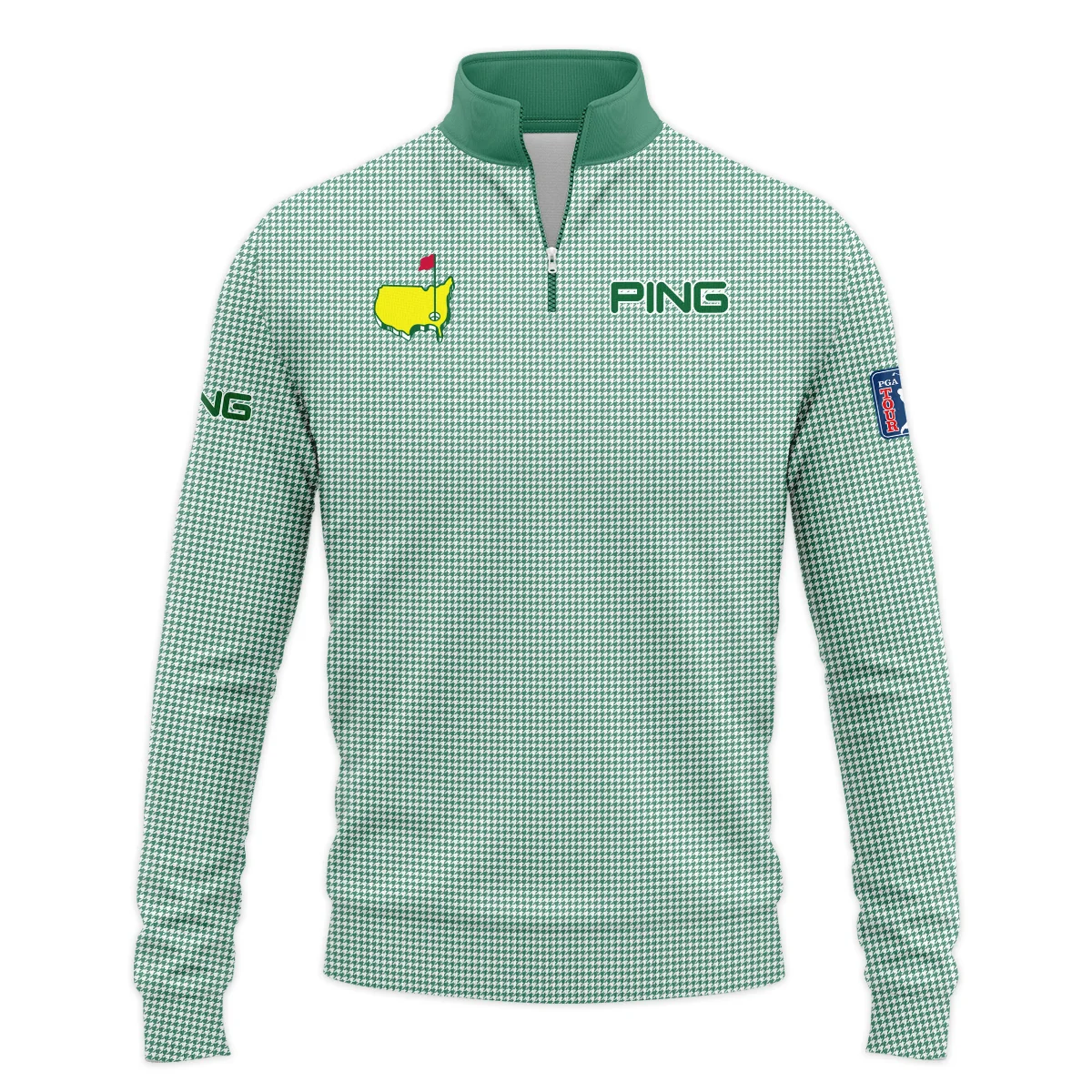 Personalized Quarter-Zip Jacket Ping Masters Tournament, Timeless Appeal Exclusive Product, HOMT211224A01PIQTJ