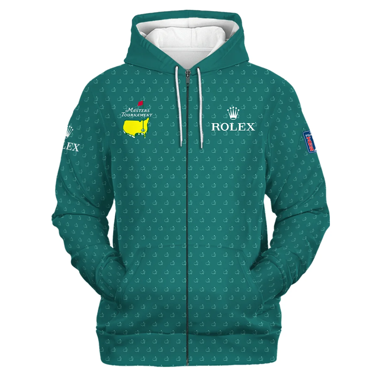 Personalized Rolex Masters Tournament Zipper Hoodie, Comfort Fit Tournament Ready, HOMT201224A01ROXZHD