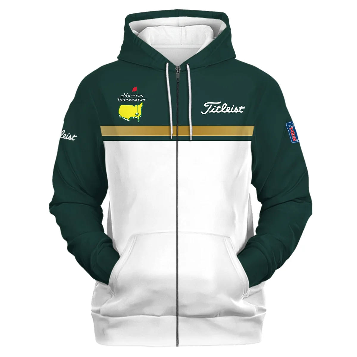 Personalized Titleist Zipper Hoodie Masters Tournament, Rare Design Exclusive Collection, HOMT241224A03TLZHD