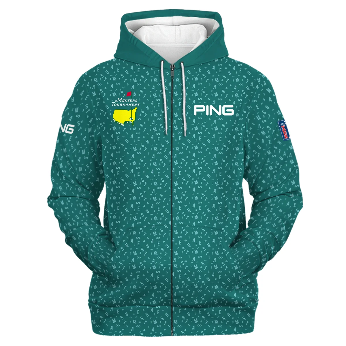 Personalized Masters Tournament Quarter-Zip Jacket Titleist, All Over Prints Inspired by The Masters, HOMT201224A02TLQTJ