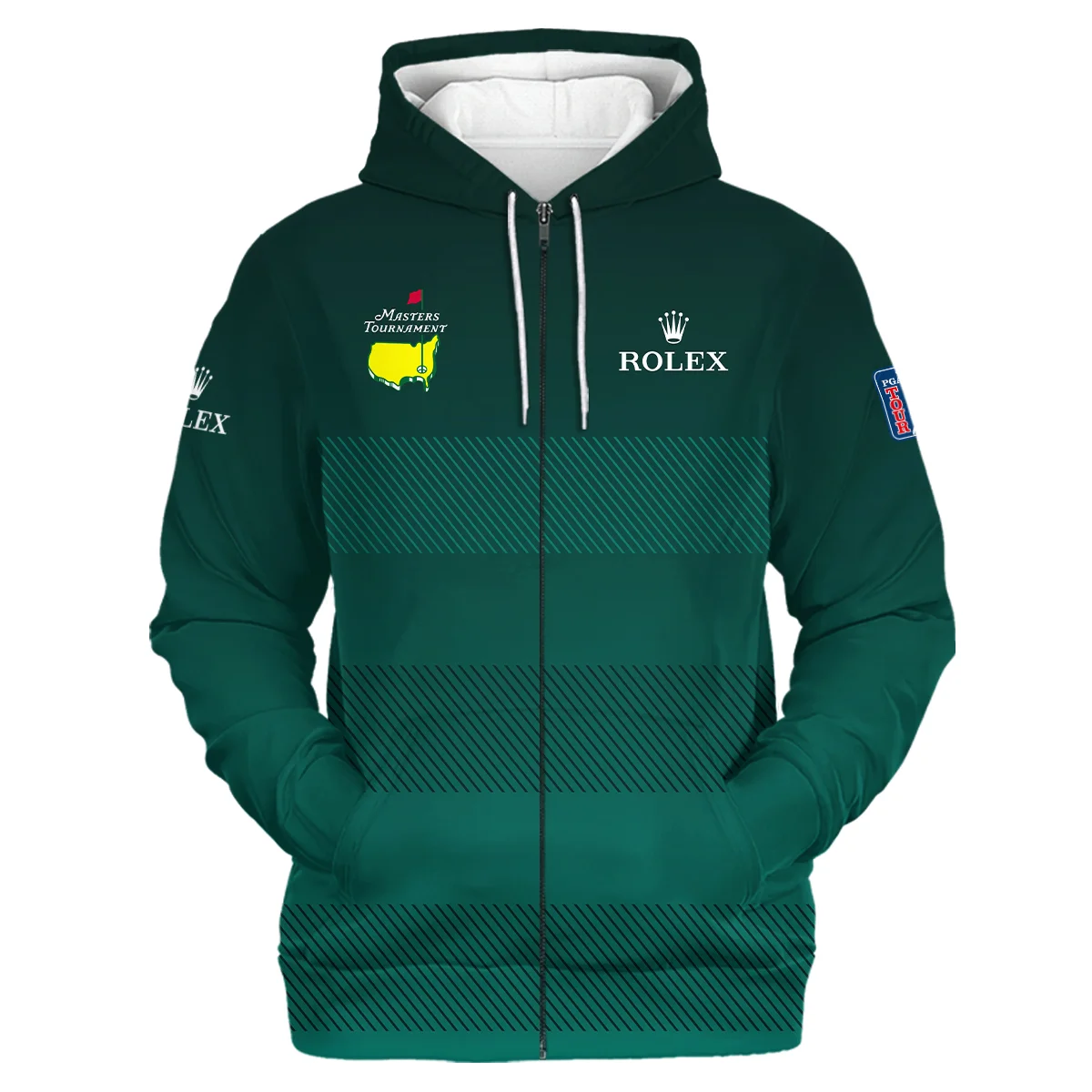 Personalized Zipper Hoodie Rolex Masters Tournament, Golf Essentials Stylish Look, HOMT110324A02ROXZHD