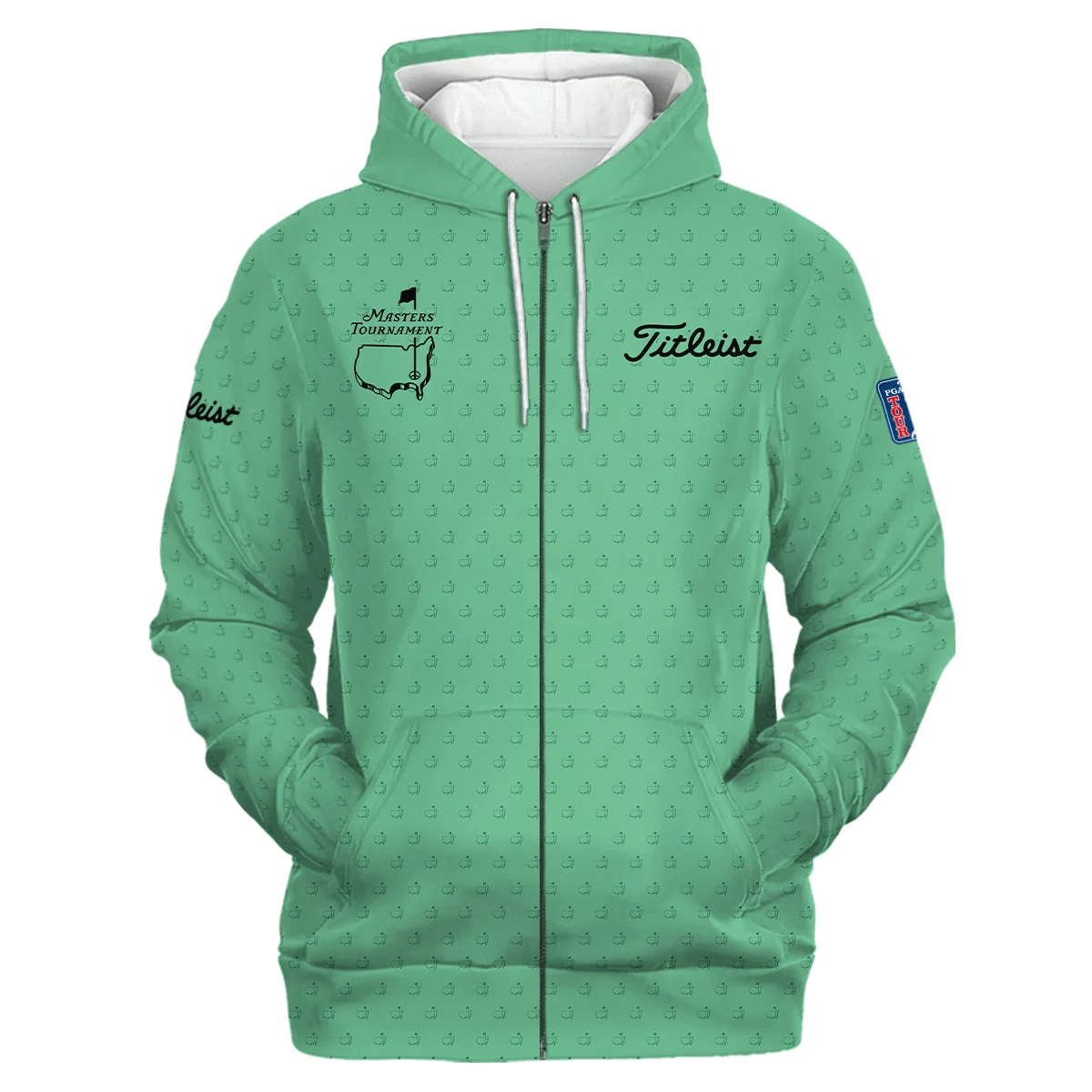 Personalized Zipper Hoodie Titleist Masters Tournament, Signature Collection Rare Design, HOMT070125A05TLZHD