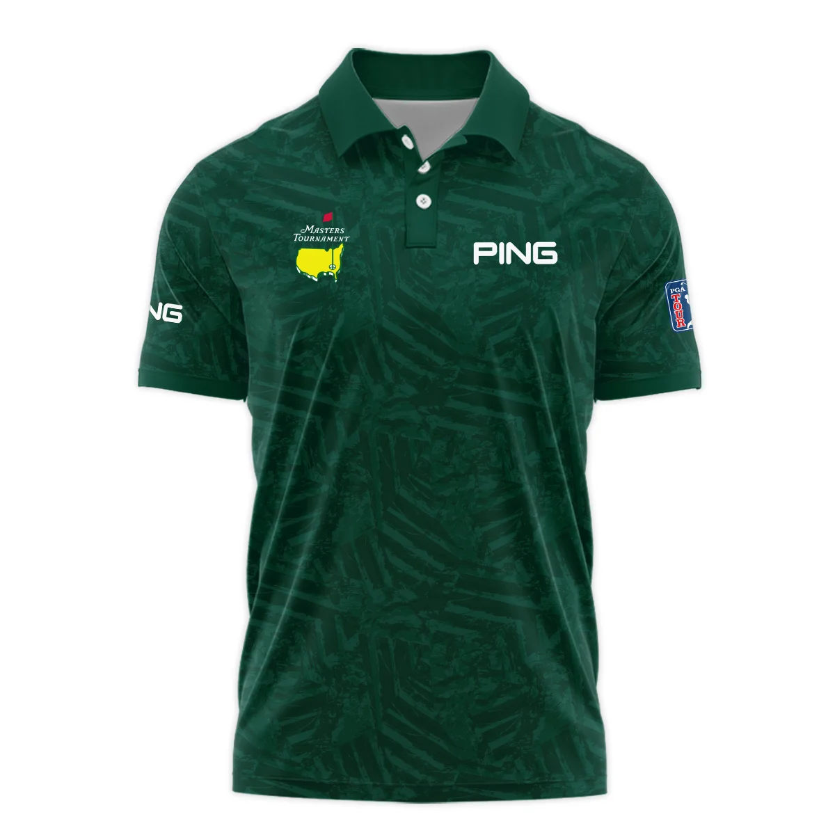 Callaway Masters Tournament Green Stratches Seamless Pattern Polo Shirt Style Classic Polo Shirt For Men