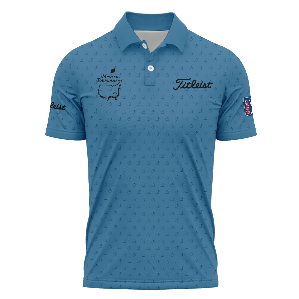 Personalized Titleist Masters Tournament Long Polo Shirt, Modern Fit Exclusive Design, HOMT070125A07TLLPL