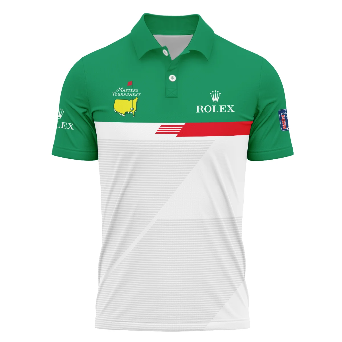 Polo Shirt Personalized Masters Tournament Rolex, Breathable Material Exclusive Design, HOMT241224A01ROXPL