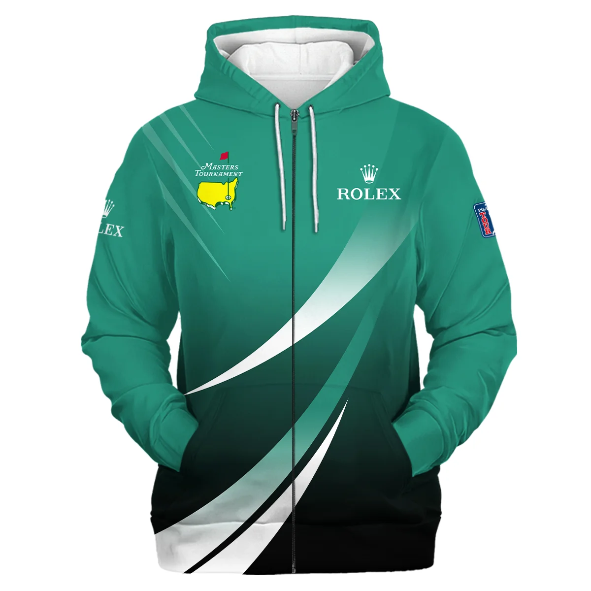 Rolex Masters Tournament Personalized Zipper Hoodie, Comfort Fit Inspired by The Masters, HOMT030125A01ROXZHD