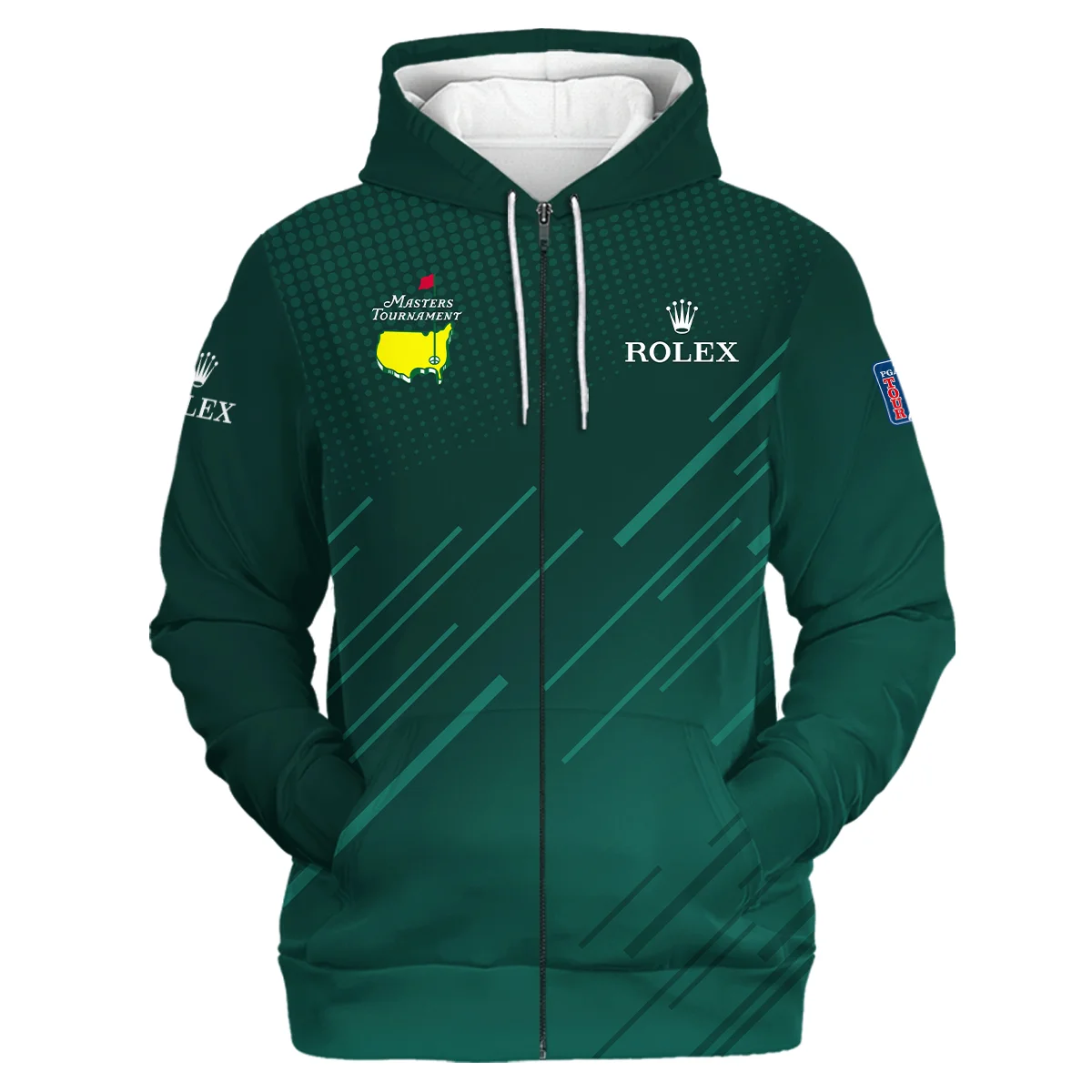 Rolex Masters Tournament Zipper Hoodie Personalized, Everyday Wear Durable Design, HOMT030125A05ROXZHD