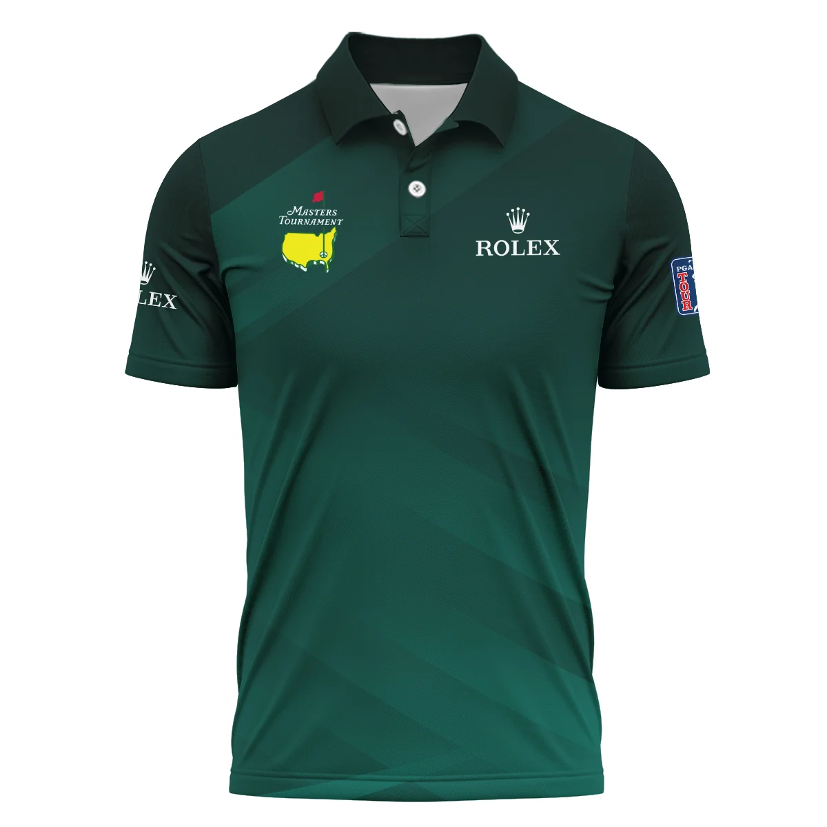 Rolex Personalized Masters Tournament Polo Shirt, Modern Fit Exclusive Design, HOMT110324A01ROXPL