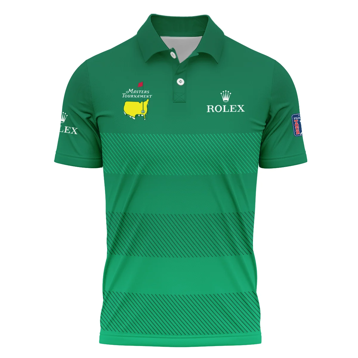 Rolex Personalized Polo Shirt Masters Tournament, On-Course Comfort Inspired by The Masters, HOMT030125A06ROXPL