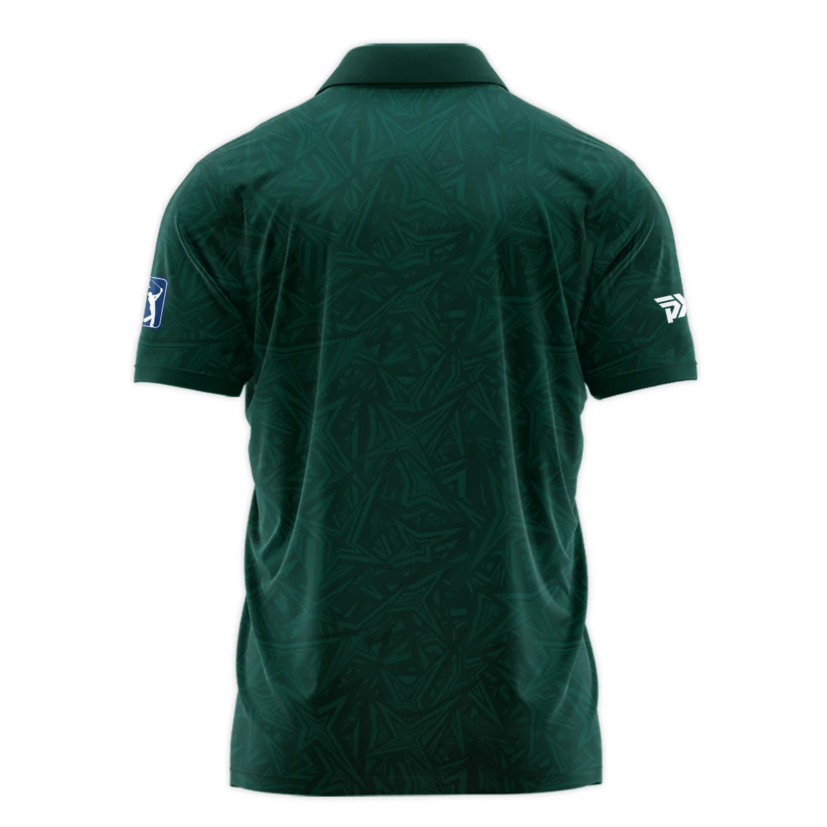 Stars Dark Green Abstract Sport Masters Tournament Parsons Xtreme Golf Zipper Polo Shirt Style Classic Zipper Polo Shirt For Men