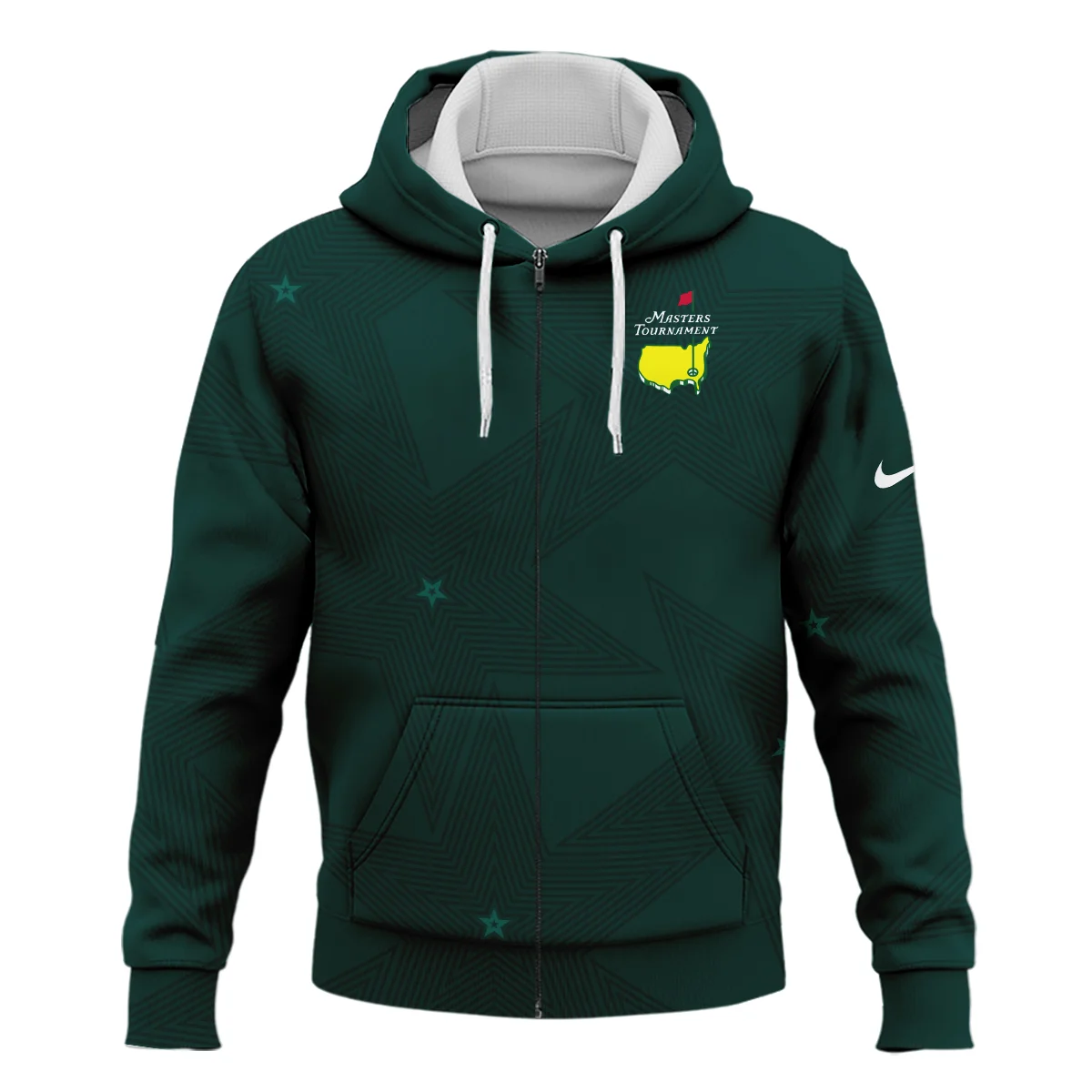 Stars Dark Green Golf Masters Tournament Nike Zipper Hoodie Shirt Style Classic Zipper Hoodie Shirt