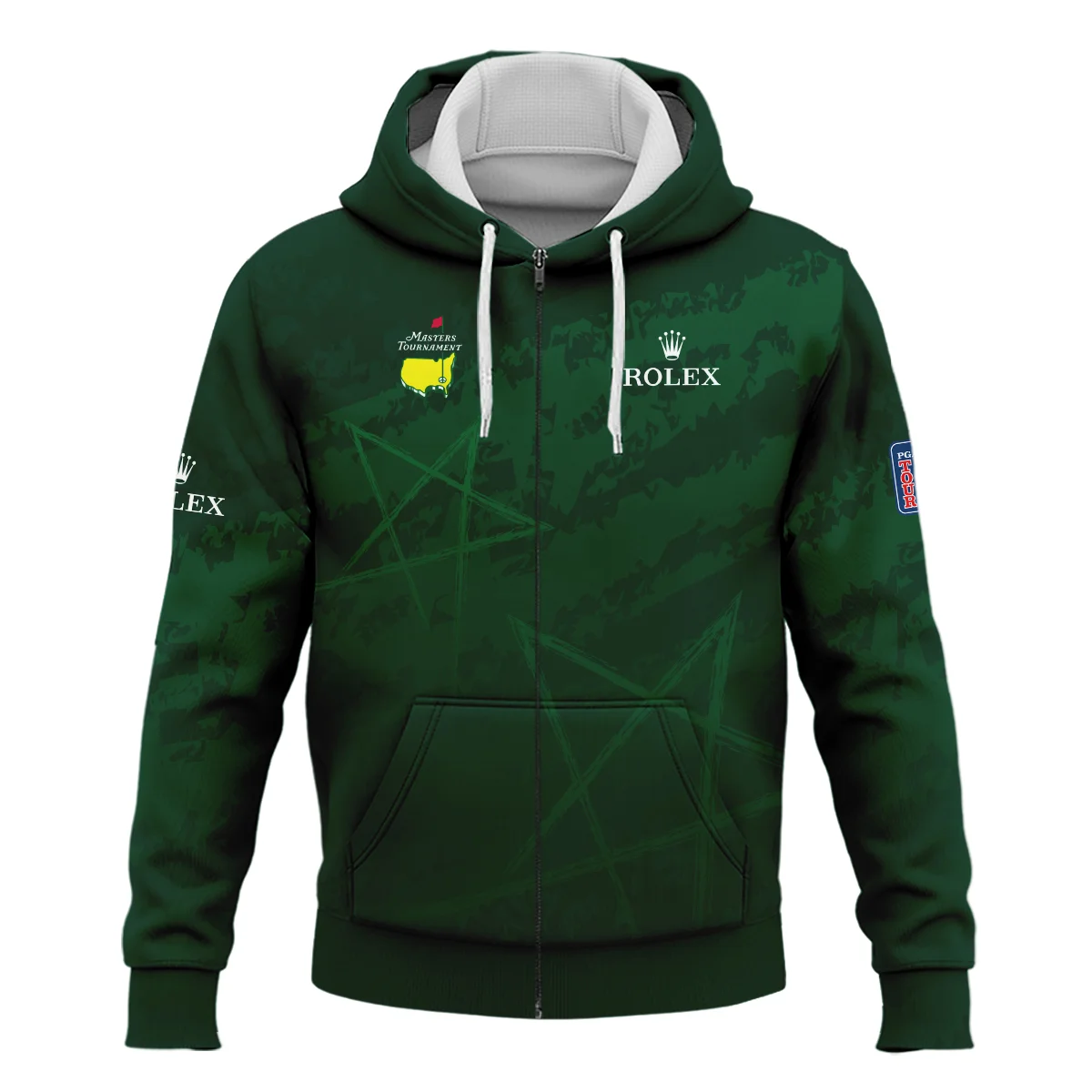 Golf Masters Tournament Green Argyle Pattern Callaway Zipper Hoodie Shirt Style Classic Zipper Hoodie Shirt