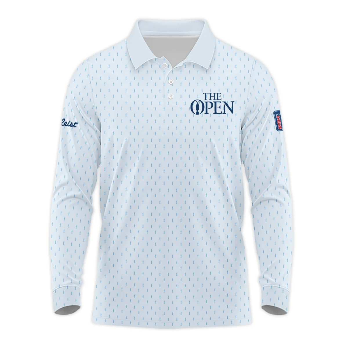 The Open Championship Titleist Personalized Long Polo Shirt, Timeless Appeal Signature Collection, HOTOC111224A01TLLPL