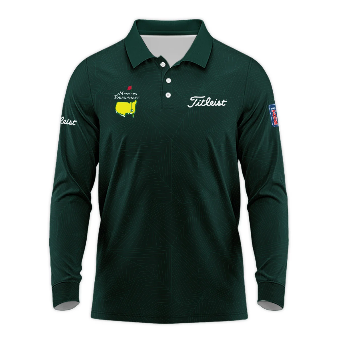 Titleist Long Polo Shirt Masters Tournament Personalized, Performance Gea Breathable Material, HOMT29022401TLLPL