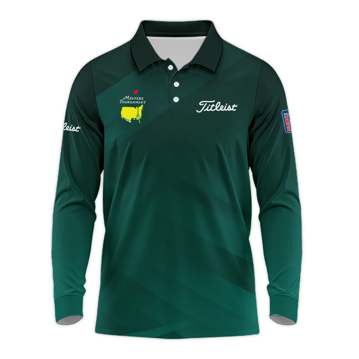 Titleist Long Polo Shirt Personalized Masters Tournament, Refined Fit Refined Fit, HOMT110324A01TLLPL