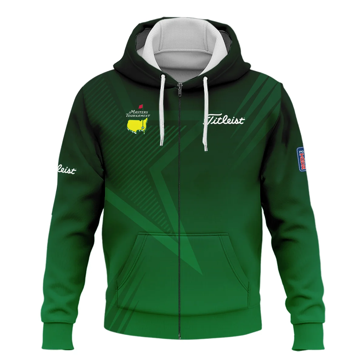 Pattern Dark Green Masters Tournament Callaway Zipper Hoodie Shirt Color Green Zipper Hoodie Shirt