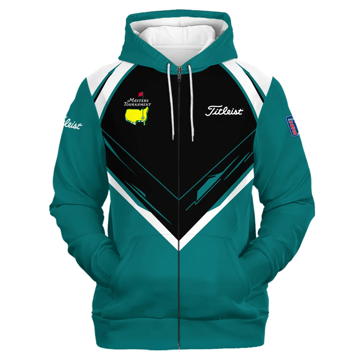 Titleist Personalized Zipper Hoodie Masters Tournament, Limited Run Casual Style, HOMT020125A01TLZHD