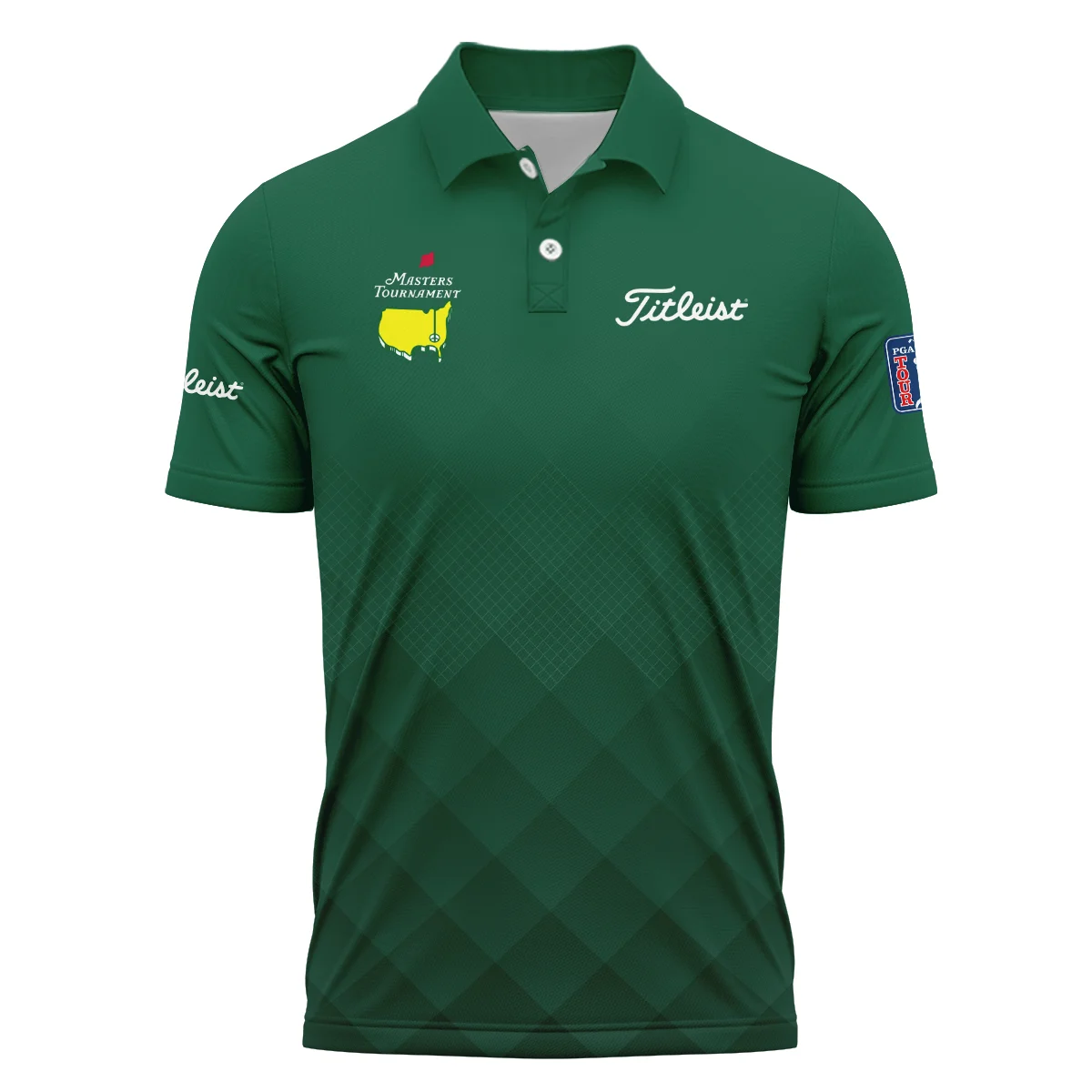 Titleist Polo Shirt Personalized Masters Tournament, Classic Golf Style Breathable Material, HOMT17022401TLPL