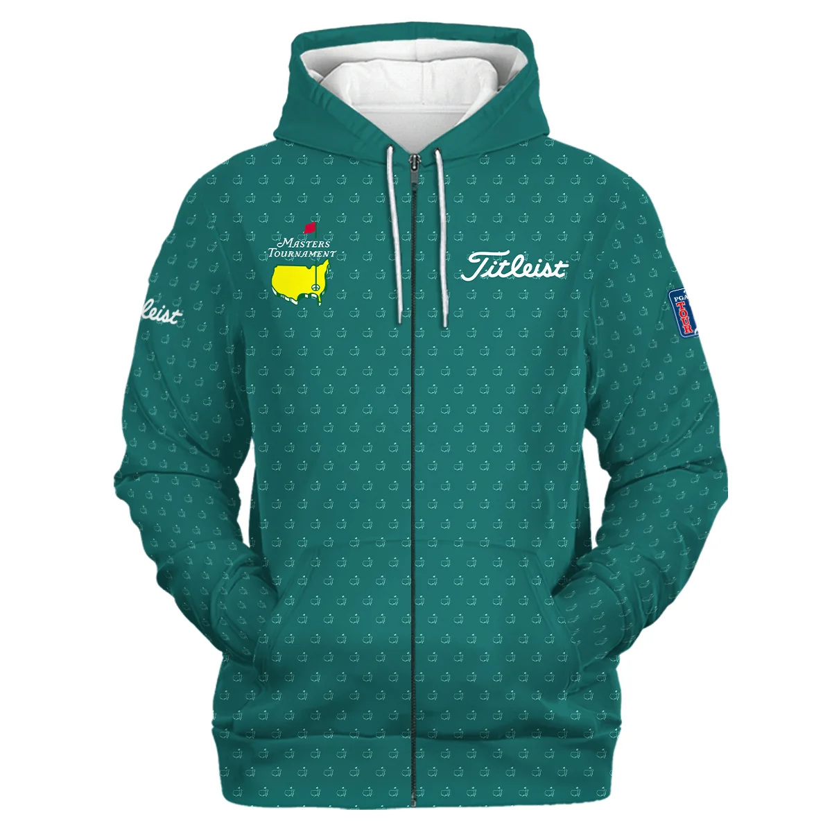 Zipper Hoodie Masters Tournament Personalized Titleist, Classic Golf Style Special Edition, HOMT201224A01TLZHD