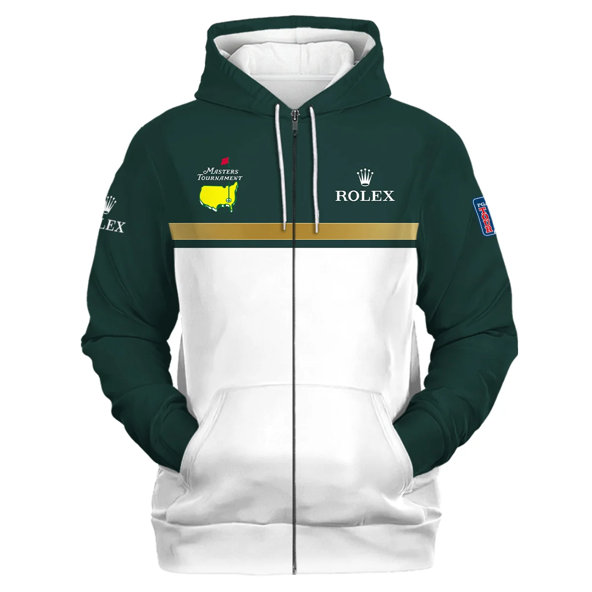 Zipper Hoodie Masters Tournament Rolex Personalized, Limited Edition Lightweight Fabric, HOMT09122301ROXZHD