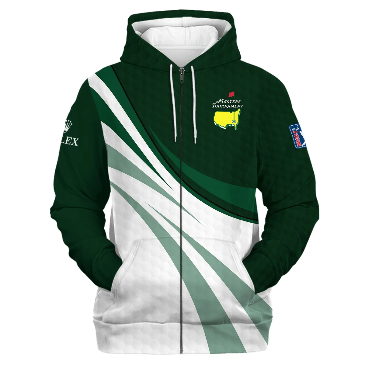 Zipper Hoodie Rolex Masters Tournament Personalized, Performance Gea Lightweight Fabric, HOMT111224A3ROXZHD