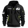 D'Addario Drums Exclusive Logo - Personalized Hoodie Half Zipper QTDR210425A2DAD - Khaki