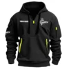 Gretsch Drums Exclusive Logo - Personalized Hoodie Half Zipper QTDR210425A2GRT - Navy
