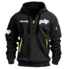 Pacific Drums Drums Exclusive Logo - Personalized Hoodie Half Zipper QTDR210425A2PDP - Navy