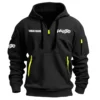 Pearl Drums Exclusive Logo - Personalized Hoodie Half Zipper QTDR210425A2PRL - Khaki