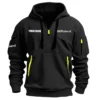 Remo Drums Exclusive Logo - Personalized Hoodie Half Zipper QTDR210425A2RMO - Khaki