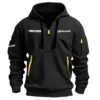 Wincent Drums Exclusive Logo - Personalized Hoodie Half Zipper QTDR210425A2WCT - Navy