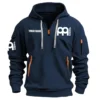 Meinl Drums Exclusive Logo - Personalized Hoodie Half Zipper QTDR210425A2MNL - Gray