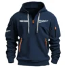 Premier Drums Exclusive Logo - Personalized Hoodie Half Zipper QTDR210425A2PMR - Black