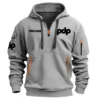 Pacific Drums Drums Exclusive Logo - Personalized Hoodie Half Zipper QTDR210425A2PDP - Navy