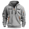 Pearl Drums Exclusive Logo - Personalized Hoodie Half Zipper QTDR210425A2PRL - Khaki