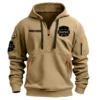 Mapex Drums Exclusive Logo - Personalized Hoodie Half Zipper QTDR210425A2MPX - Gray