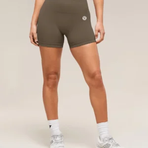 Lululemon Shorts Leggings Exclusive Logo,  Women's Breathable Seamless Athletic Leggings QTDR280425A1AP - Dark Sky Gray