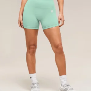 Lululemon Shorts Leggings Exclusive Logo,  Women's Breathable Seamless Athletic Leggings QTDR280425A1AP - Light Green