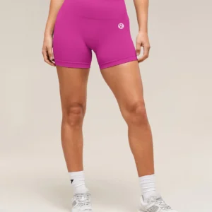 Lululemon Shorts Leggings Exclusive Logo,  Women's Breathable Seamless Athletic Leggings QTDR280425A1AP - Magenta