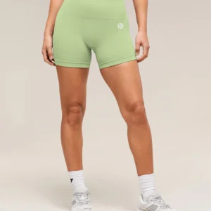 Lululemon Shorts Leggings Exclusive Logo,  Women's Breathable Seamless Athletic Leggings QTDR280425A1AP - Yellowish Green