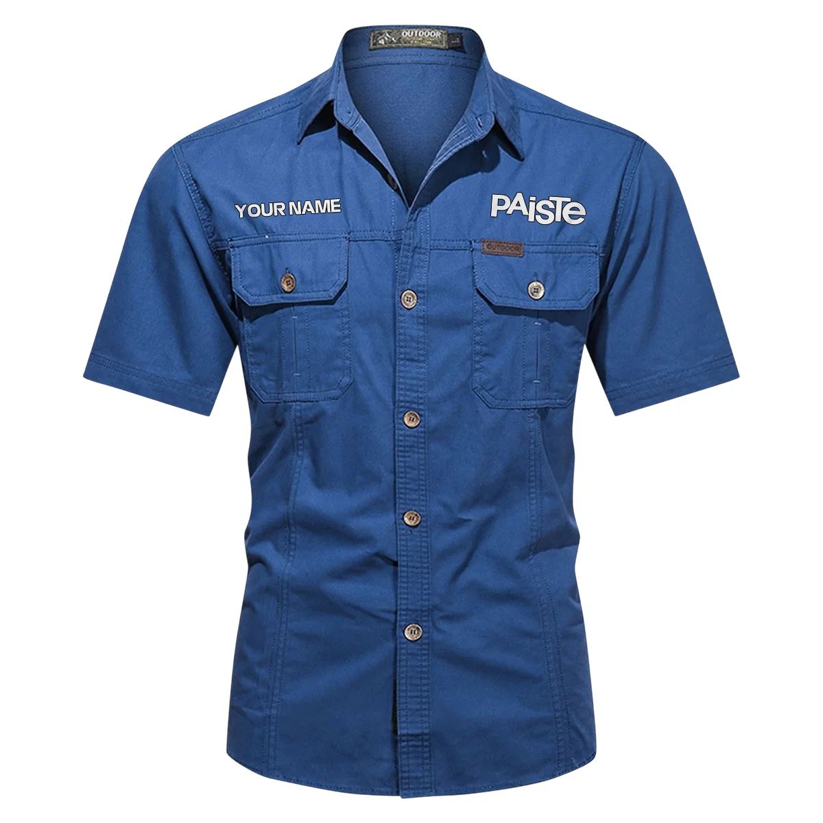 Paiste Drums Exclusive Logo - Personalized Casual Shirt QTDR240425A1PST - Blue