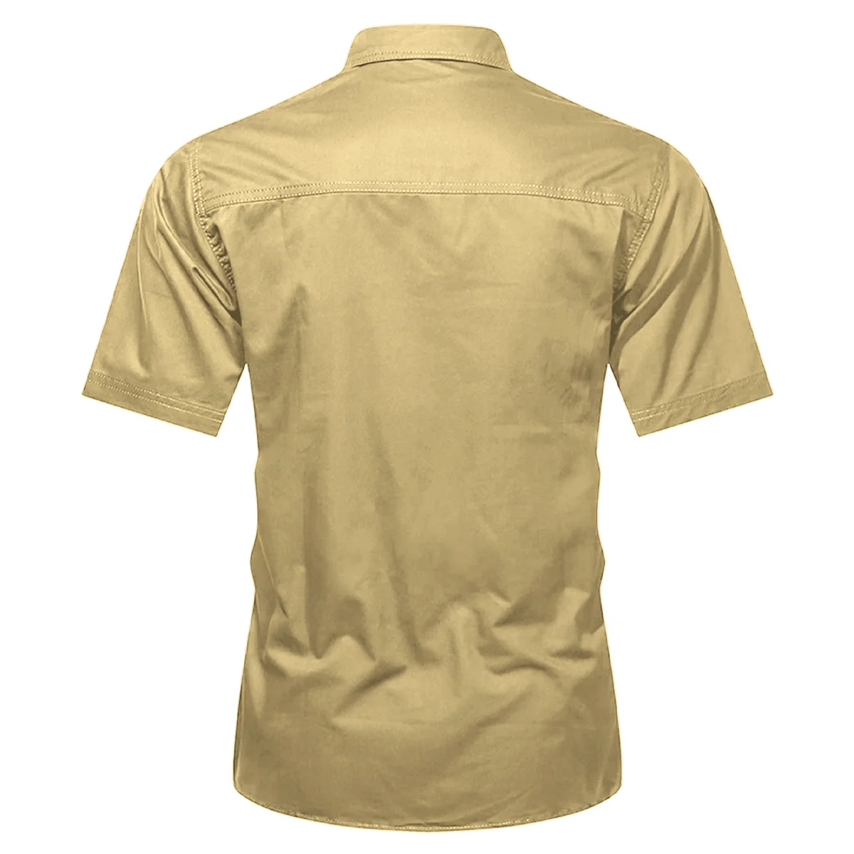 Pork Pie Drums Exclusive Logo - Personalized Casual Shirt QTDR240425A1PPD - Khaki
