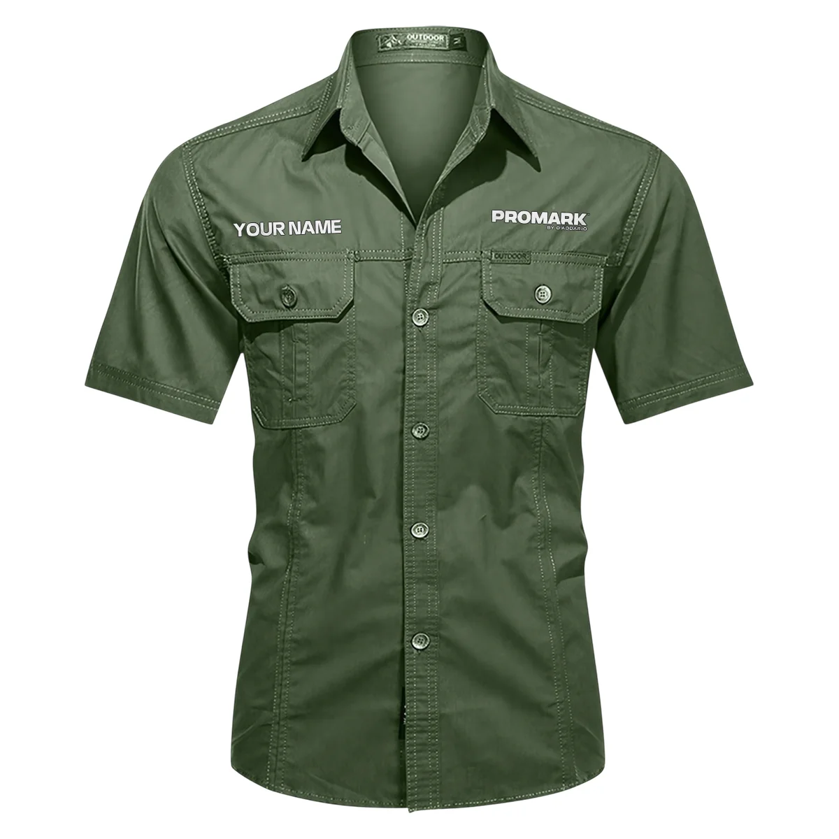 Pro-Mark Drums Exclusive Logo - Personalized Casual Shirt QTDR240425A1PMK - Green