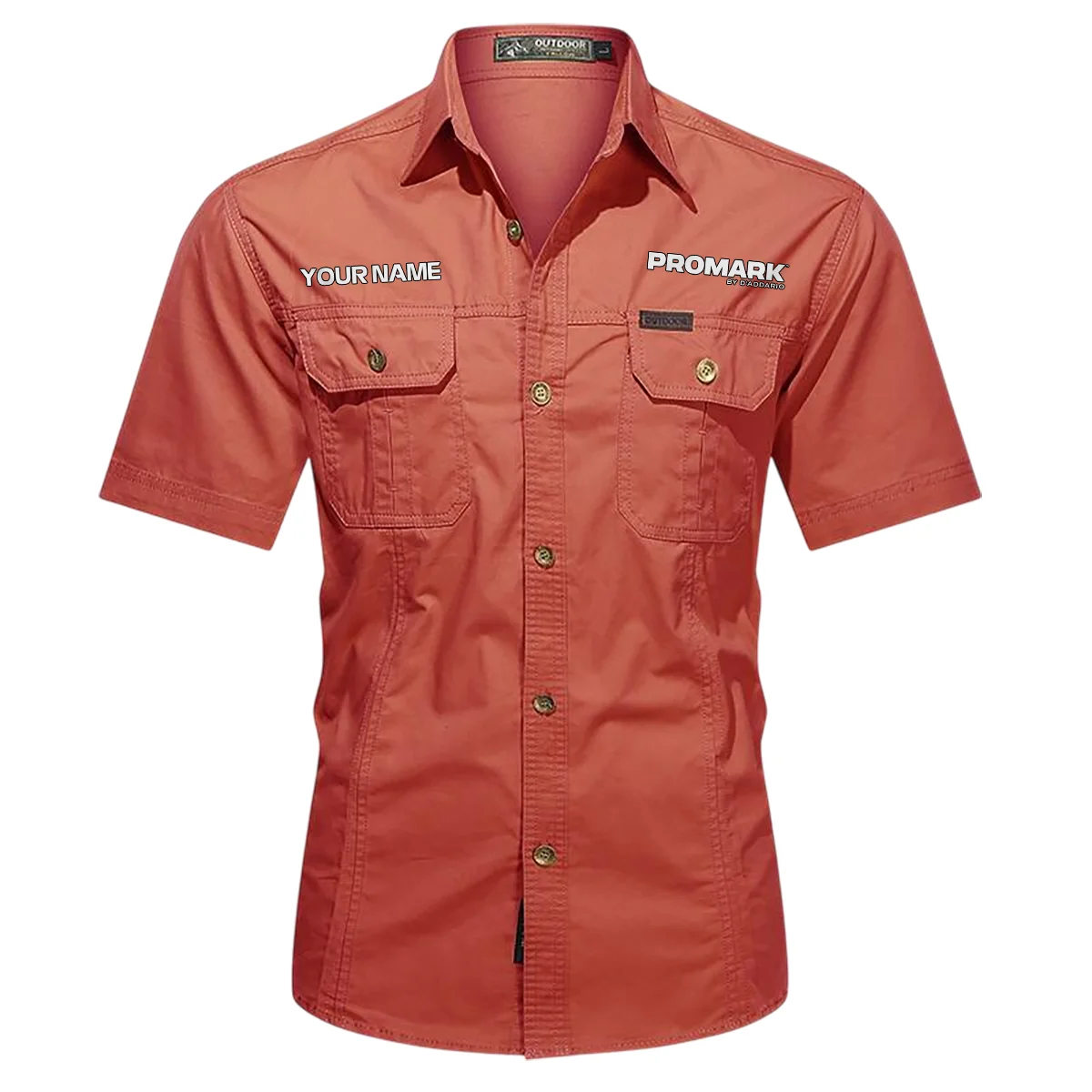 Pro-Mark Drums Exclusive Logo - Personalized Casual Shirt QTDR240425A1PMK - Red