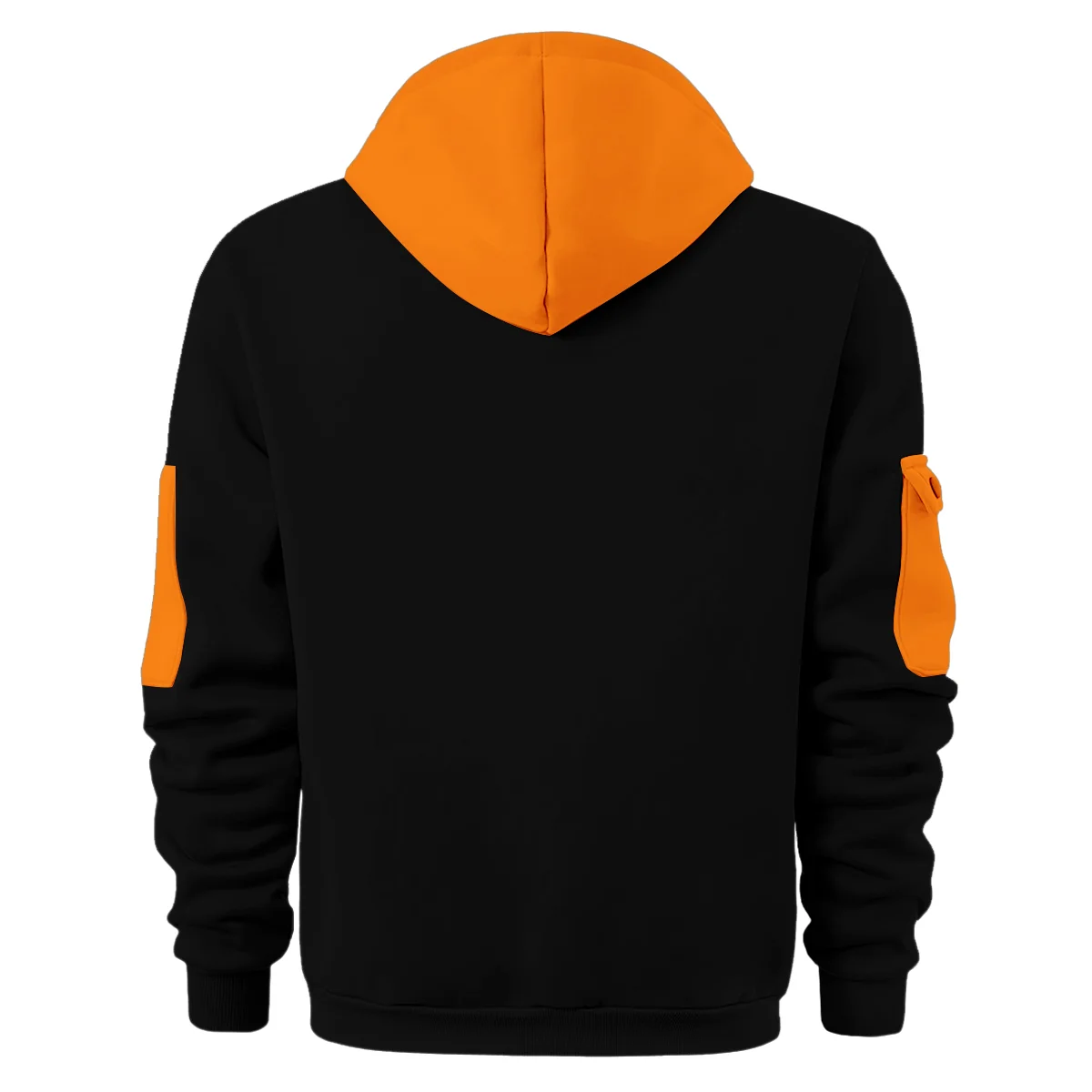 Vater Drums Exclusive Logo - Personalized Hoodie Half Zipper QTDRU260425A1VTR - Orange