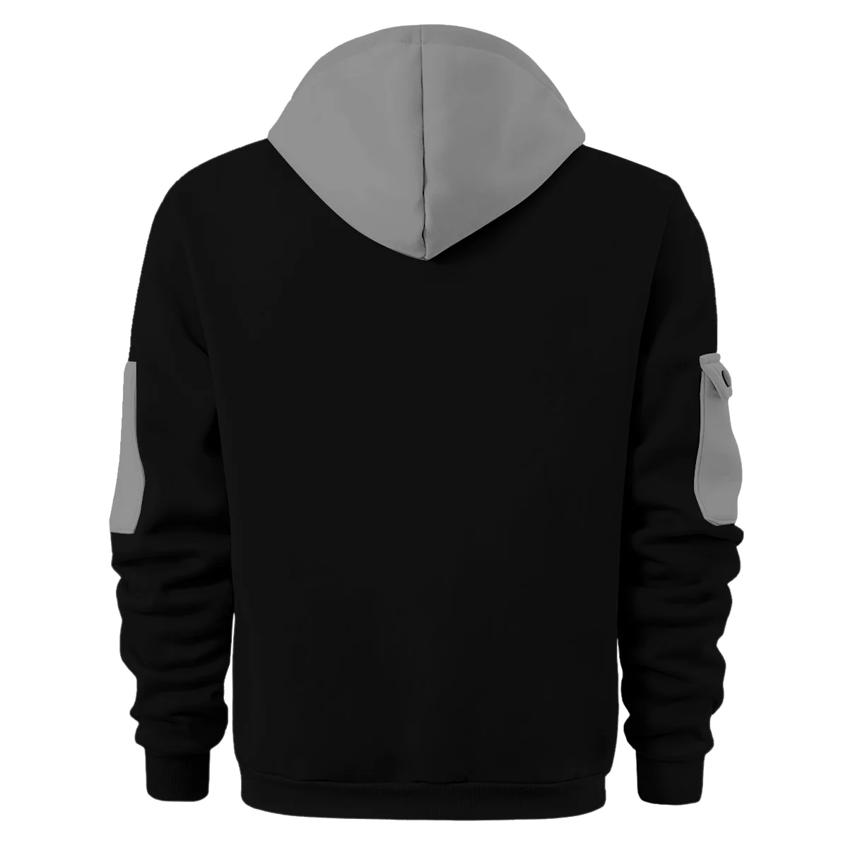 Vic Firth Drums Exclusive Logo - Personalized Hoodie Half Zipper QTDRU260425A1VF - Gray